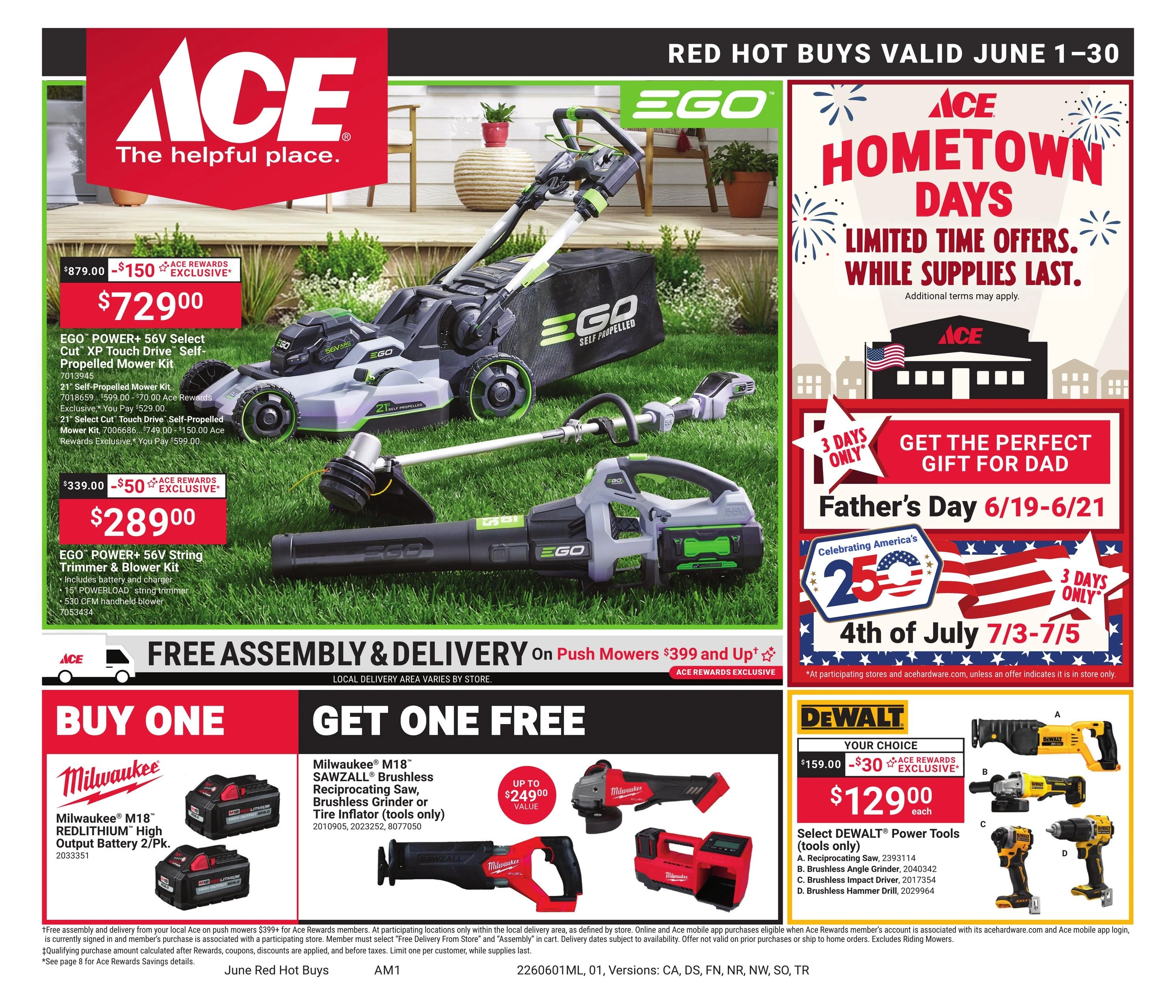 Ace Hardware flyer page 1