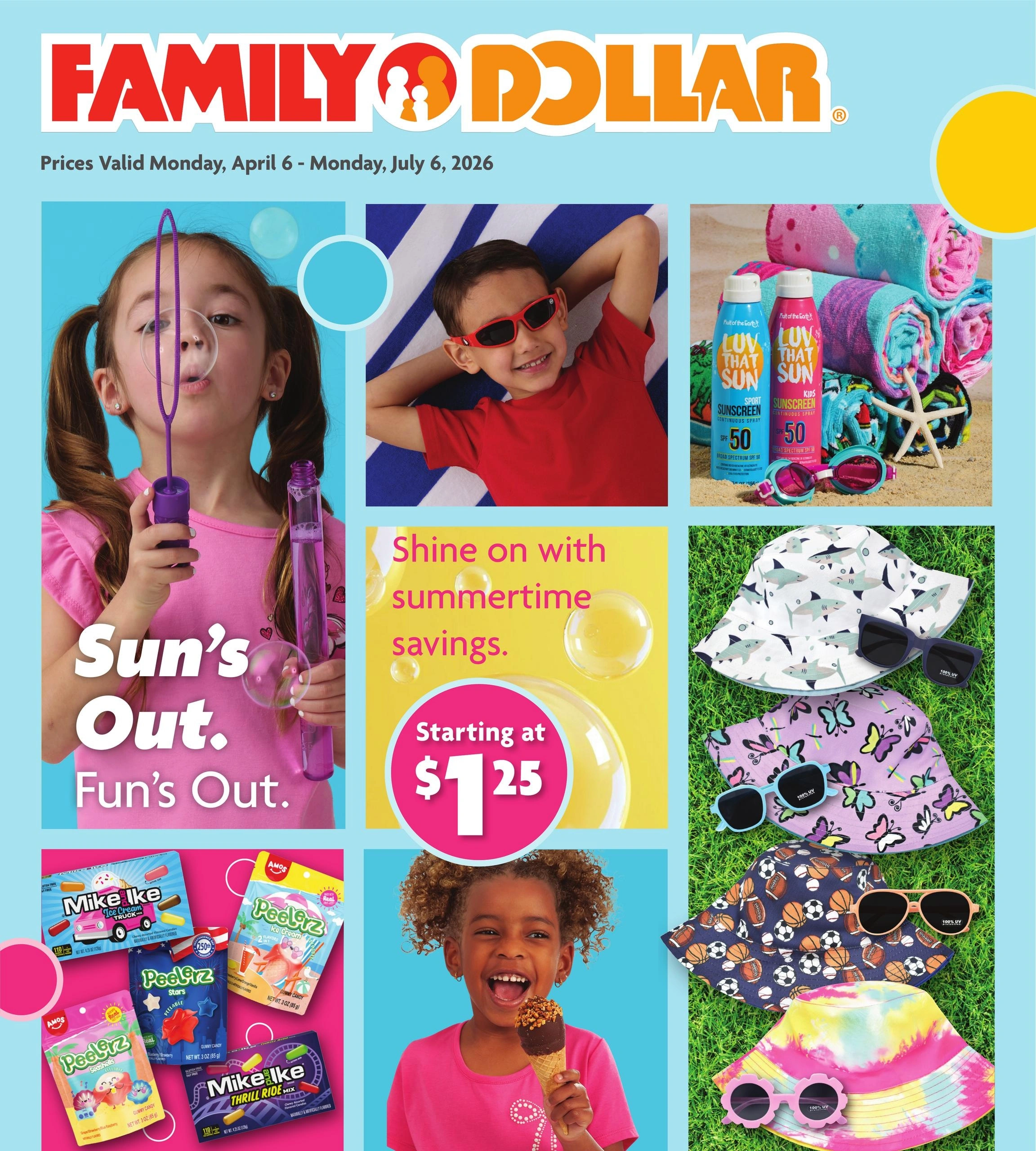 Family Dollar flyer page 1