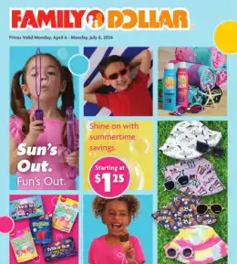 Family Dollar Spring/Summer Book