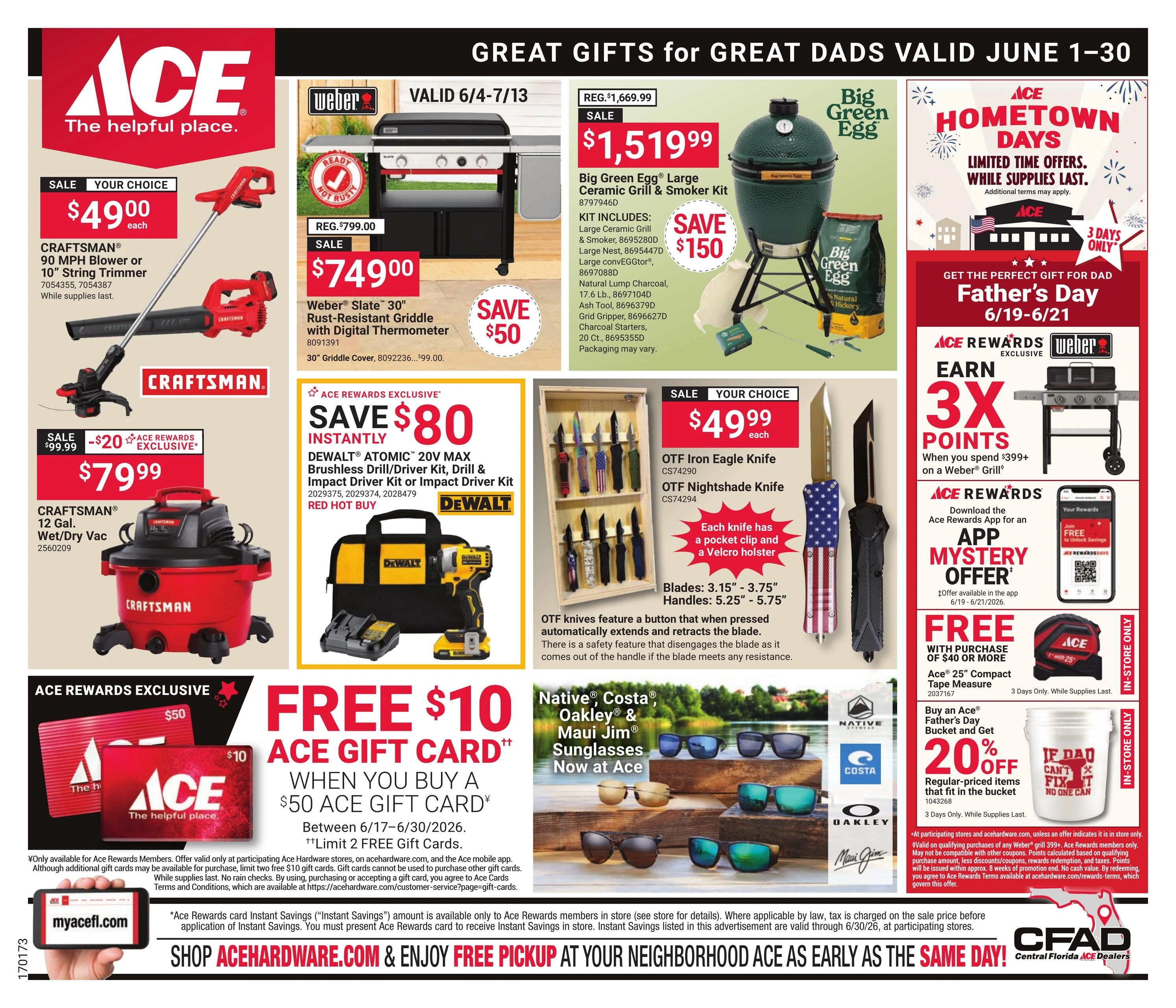 Ace Hardware flyer page 1