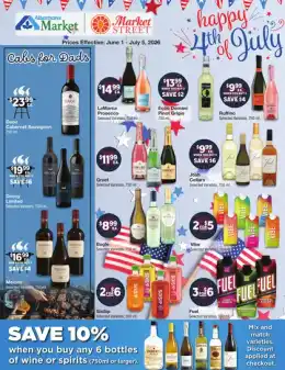 Market Street Alcohol Flyer