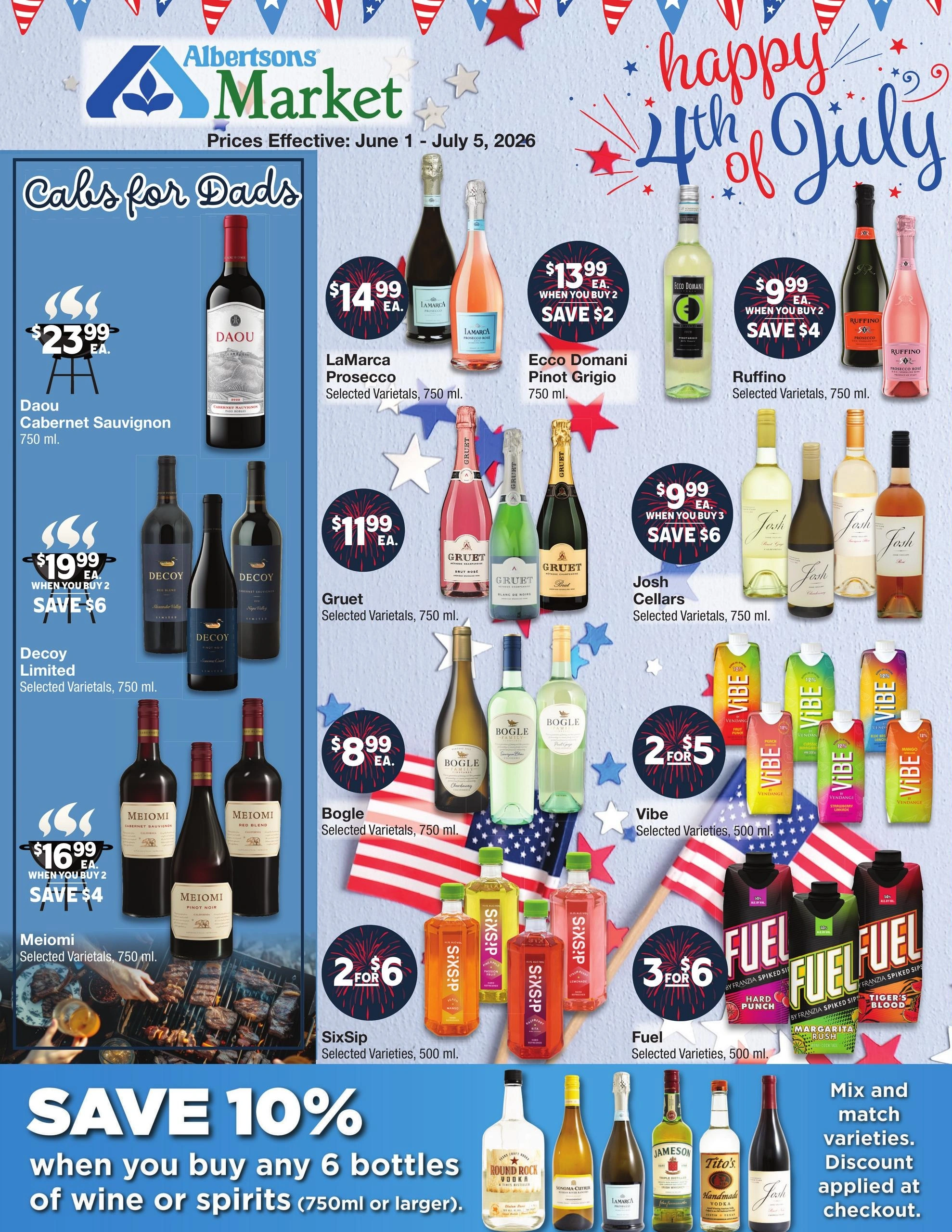 Albertsons Market flyer page 1