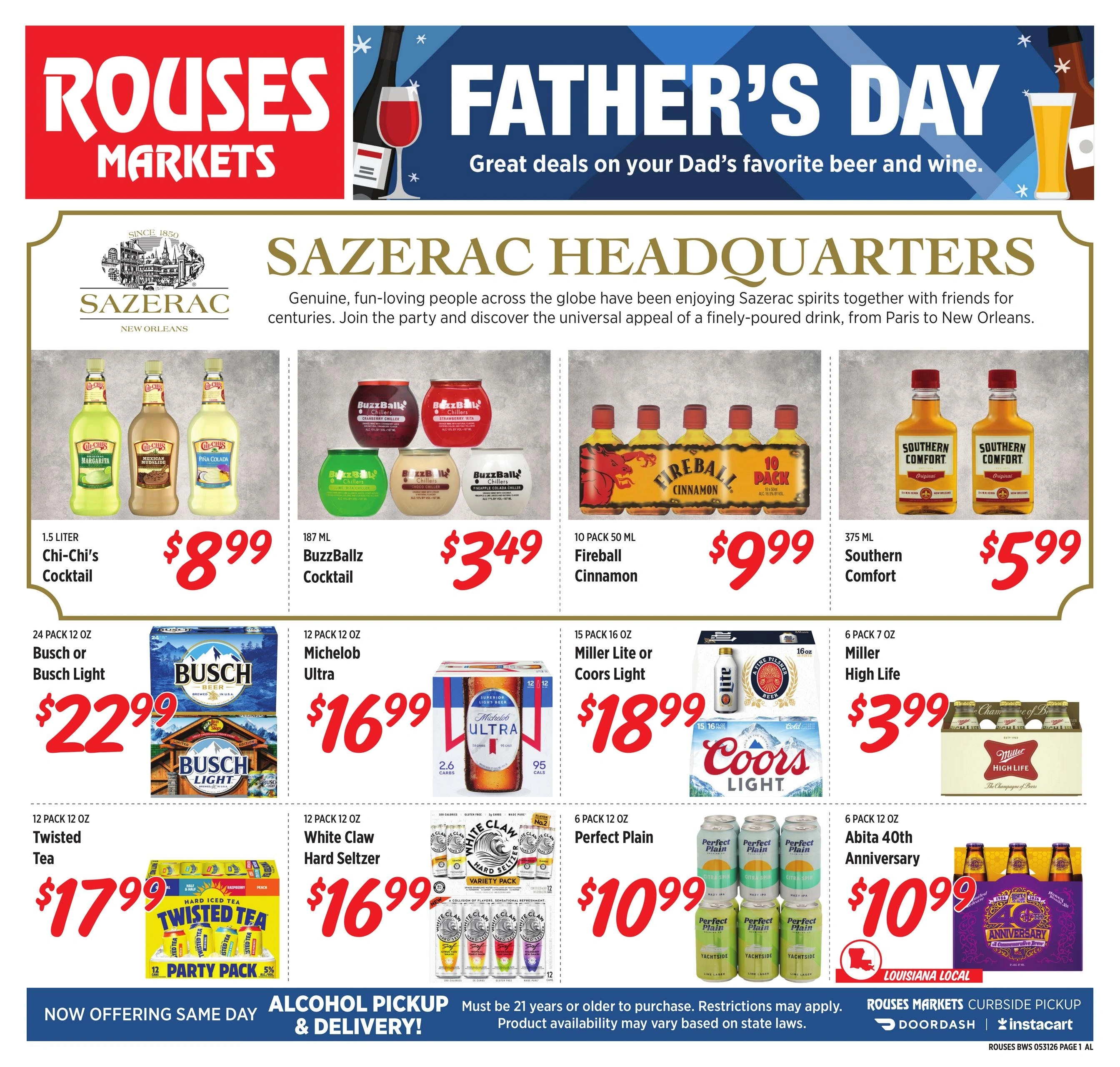 Rouses Supermarkets flyer page 1