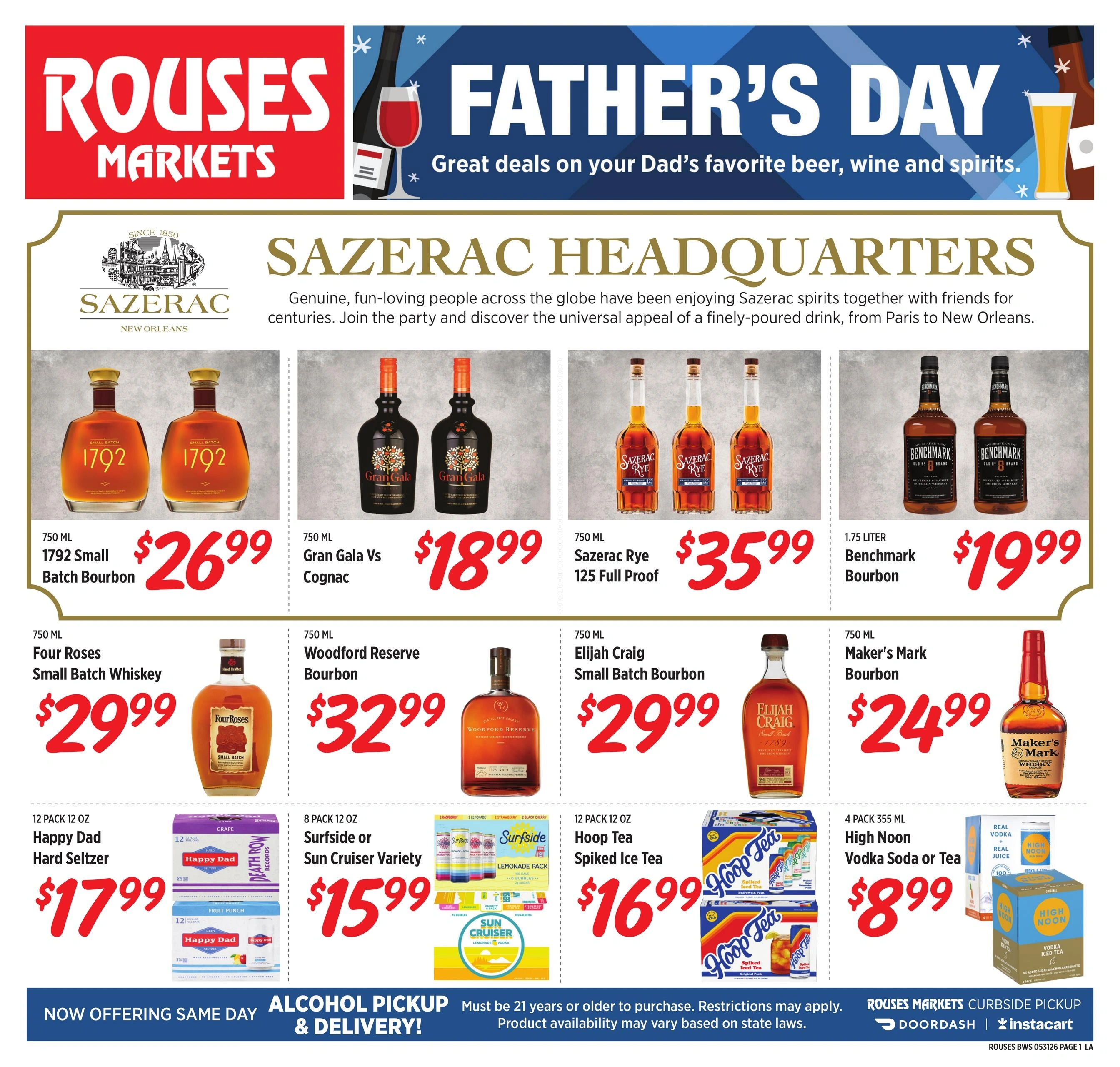 Rouses Supermarkets flyer page 1