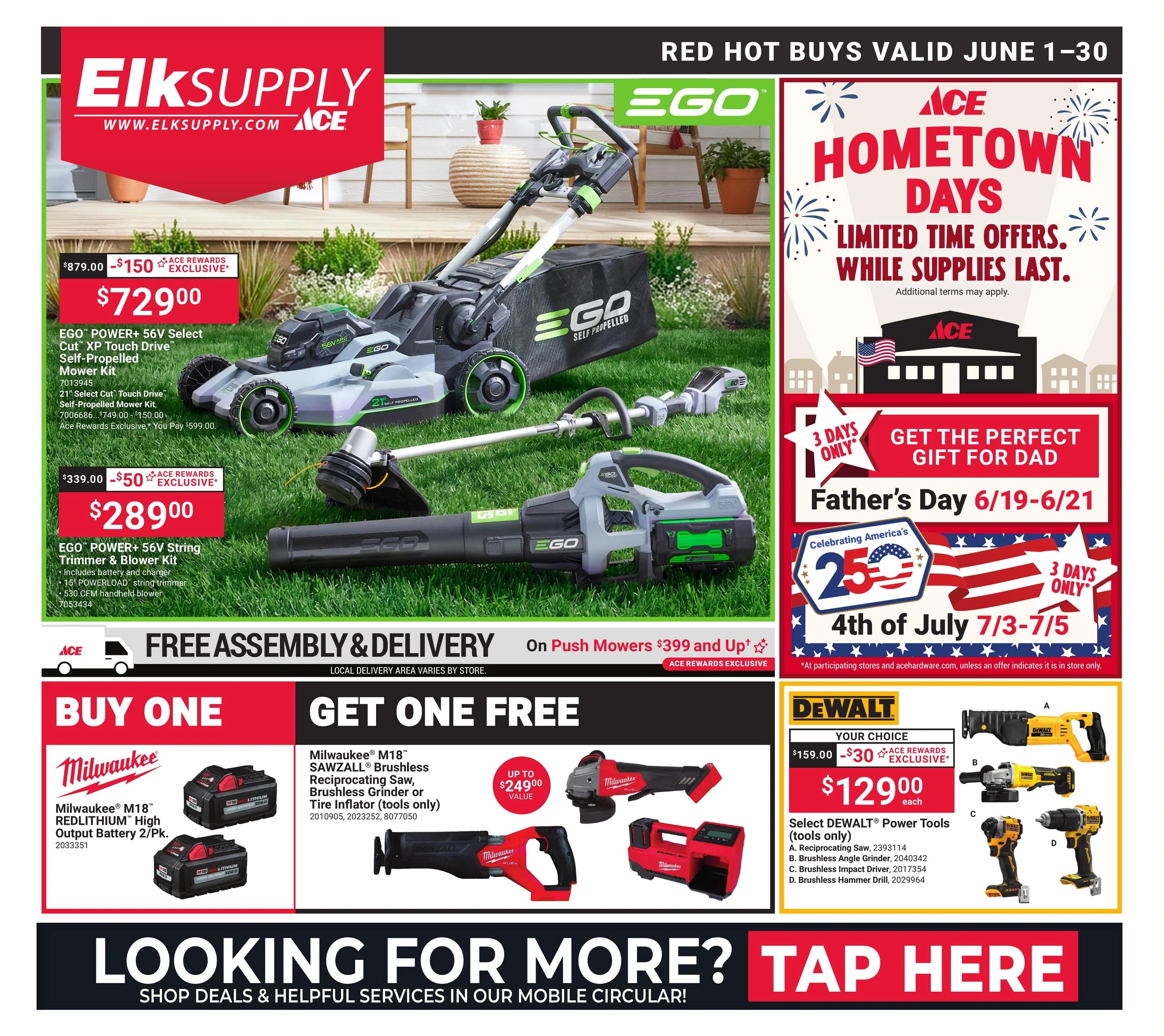 Ace Hardware flyer page 1