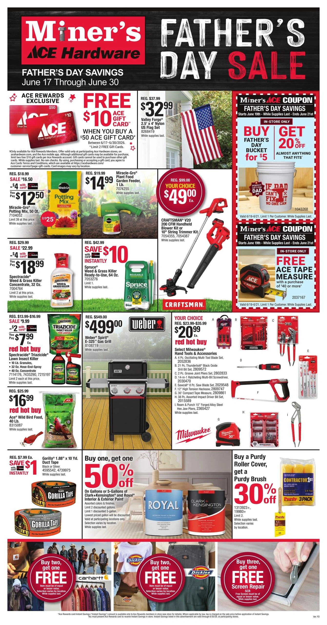 Ace Hardware flyer page 1