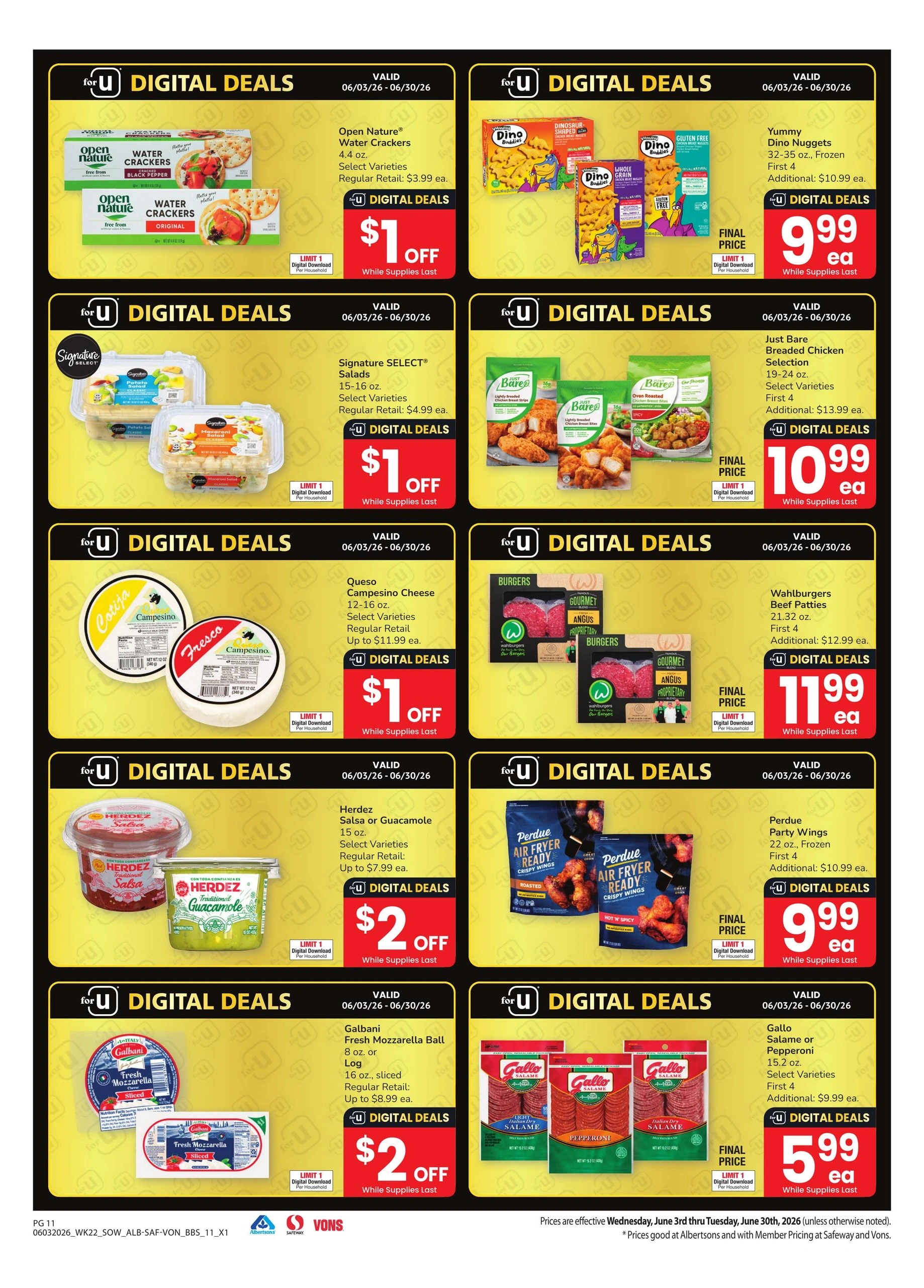 Safeway flyer page 11