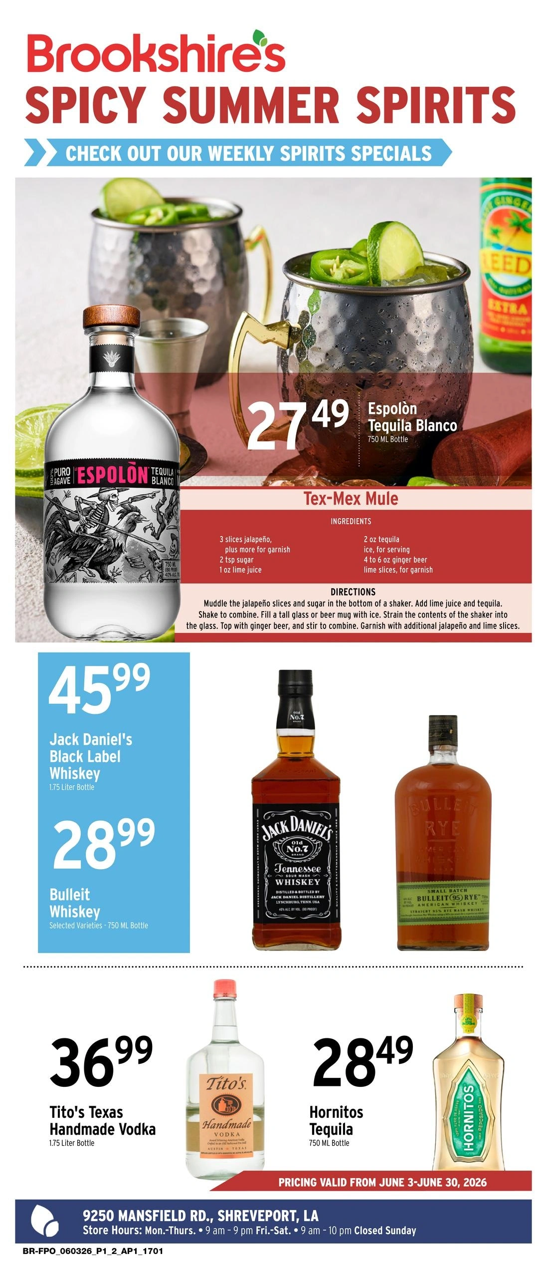 Brookshire's flyer page 1