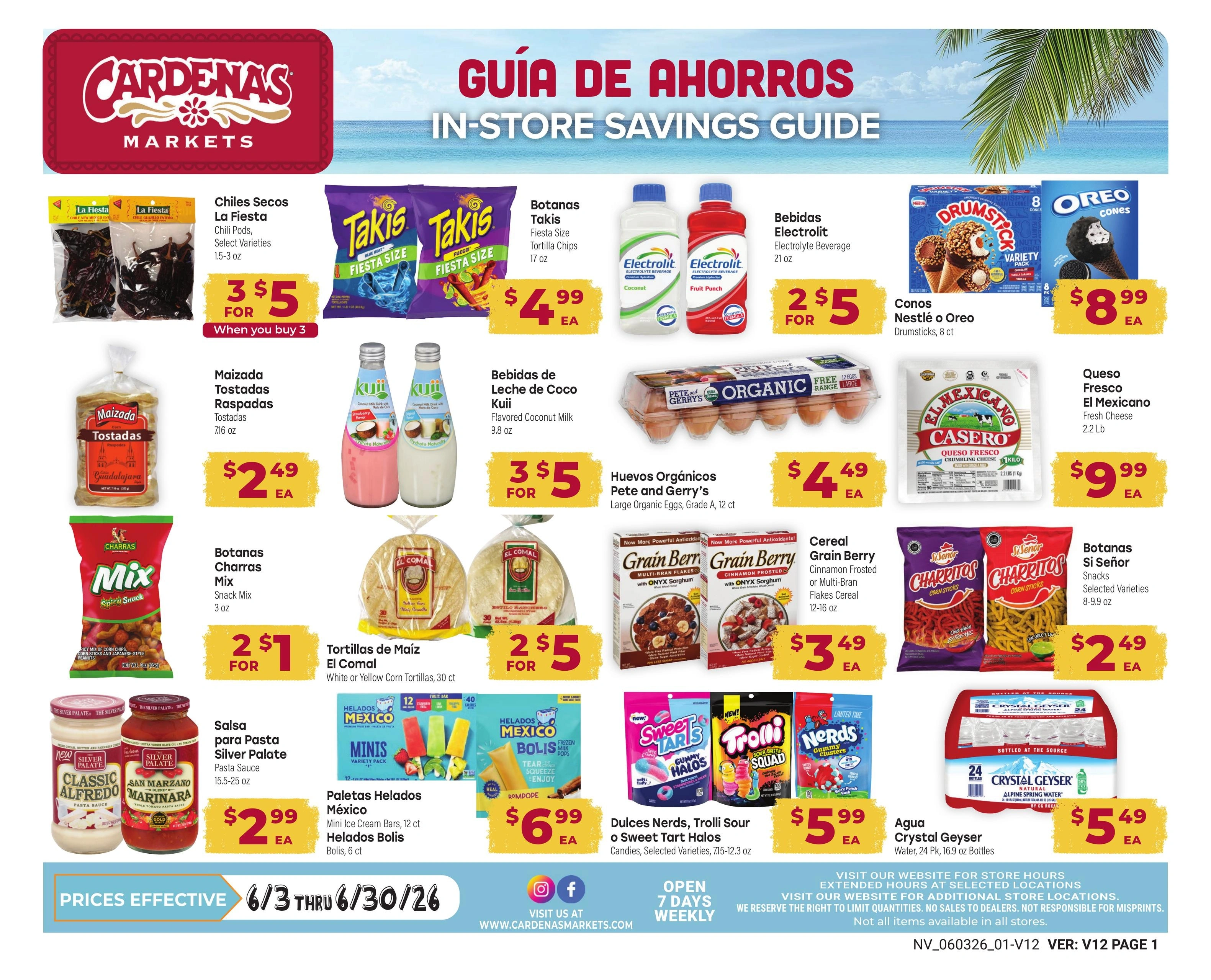 Cardenas Markets flyer page 1