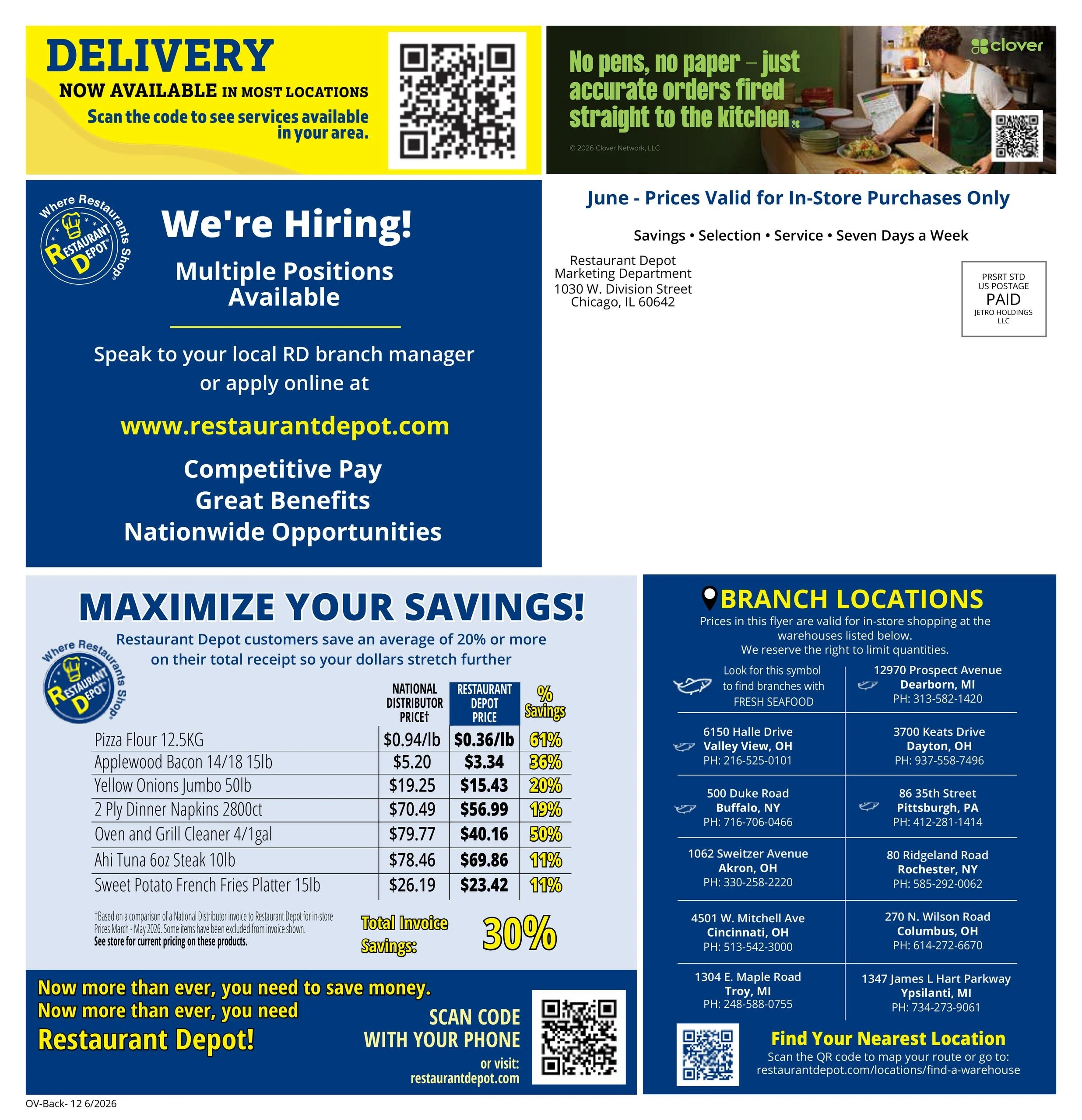 Restaurant Depot flyer page 12