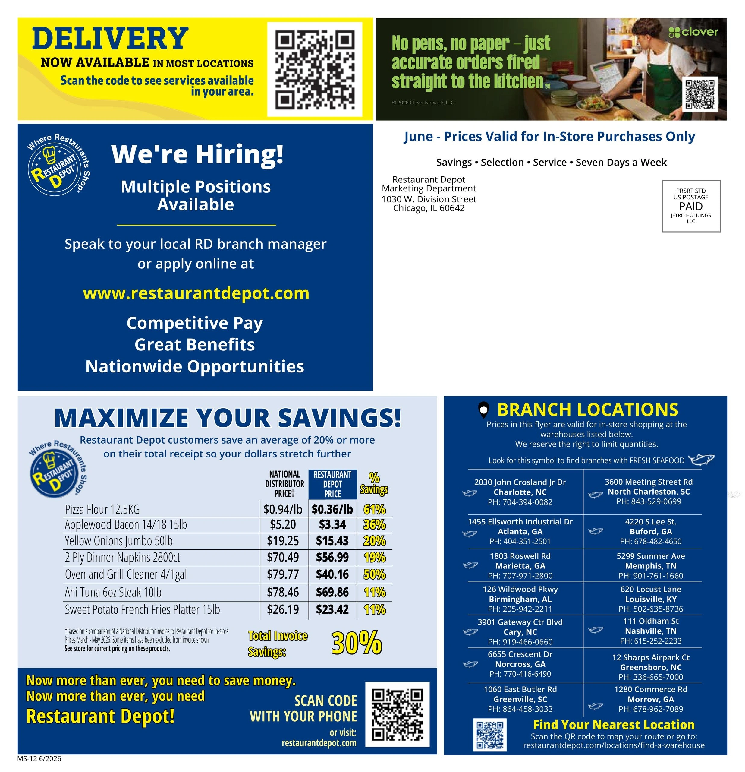 Restaurant Depot flyer page 12