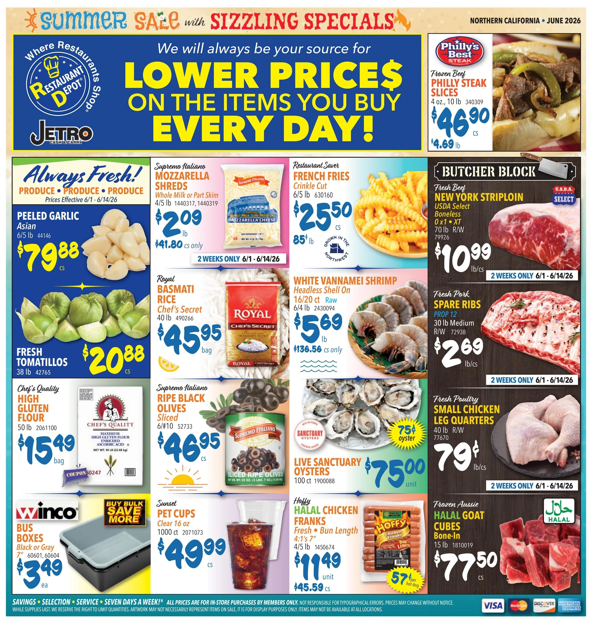 Restaurant Depot flyer page 1