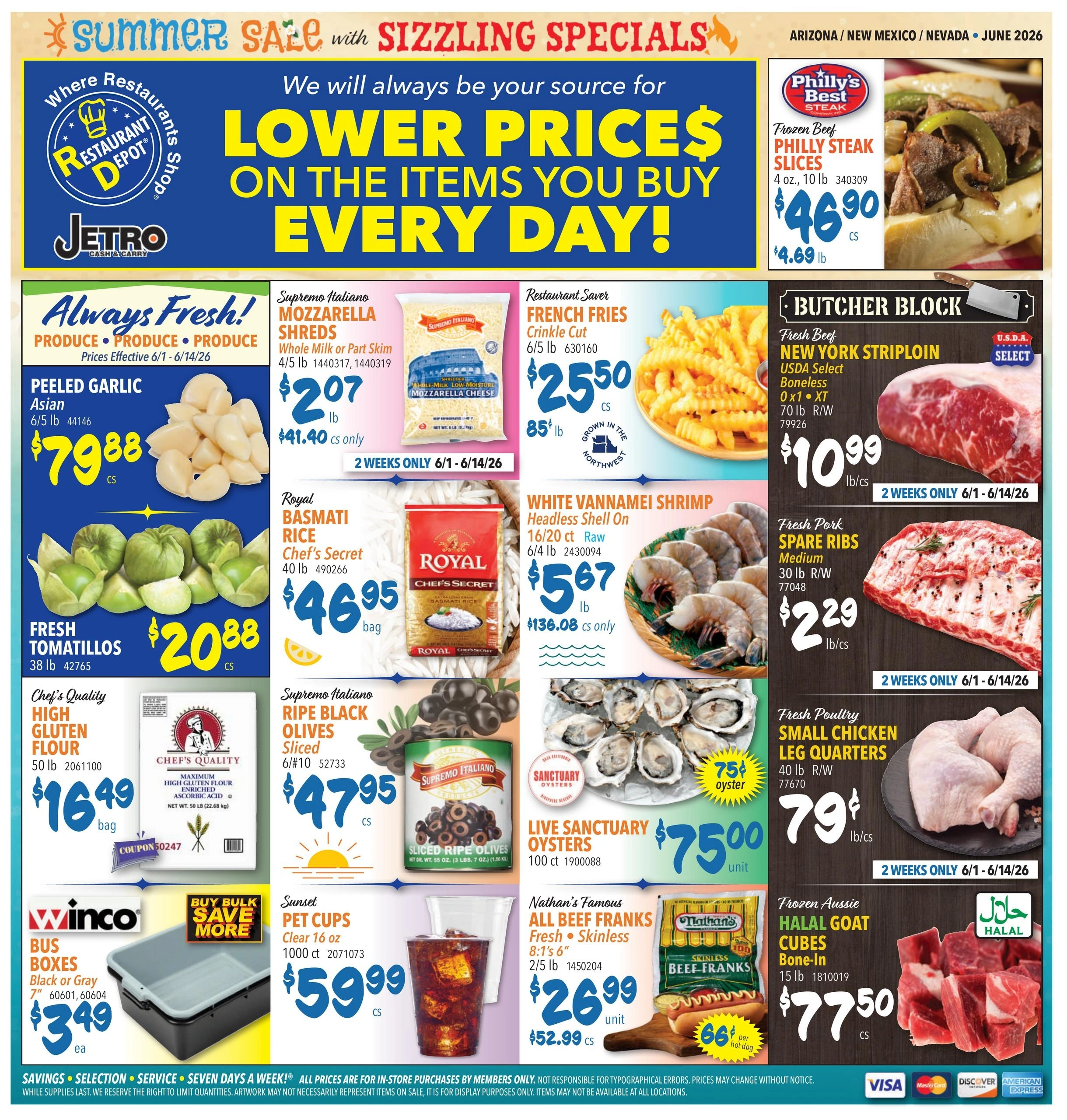 Restaurant Depot flyer page 1