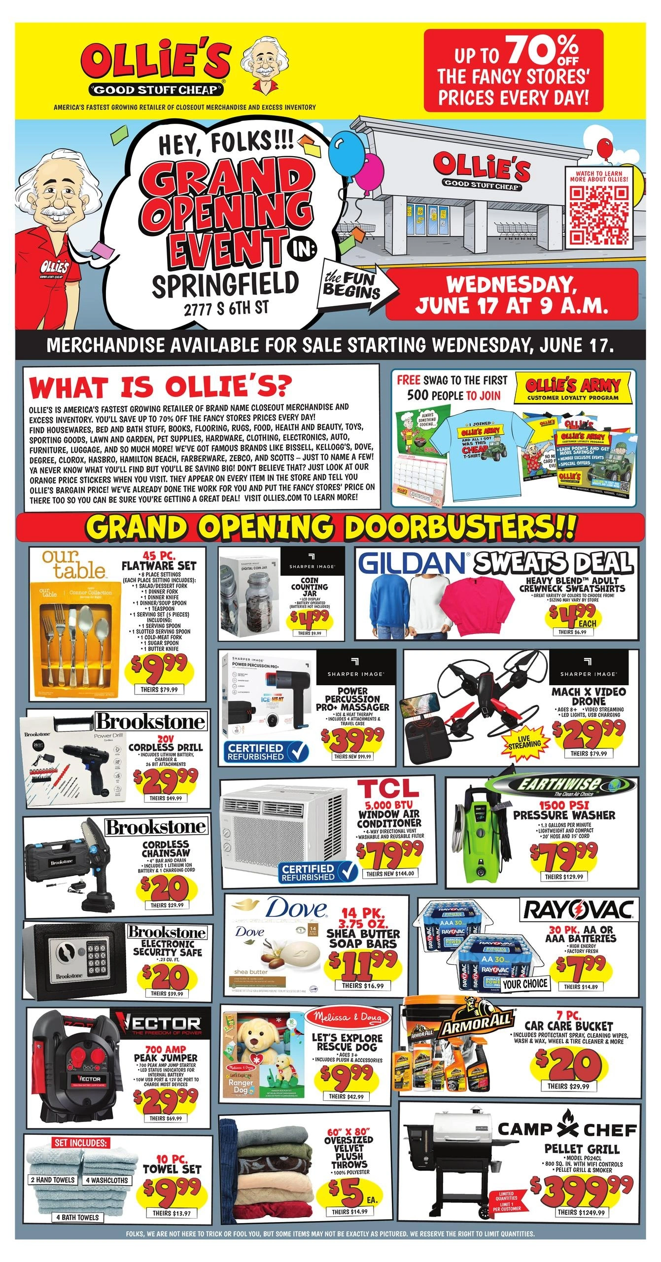 Ollie's Bargain Outlet flyer page 1