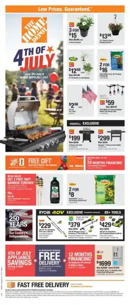 Home Depot 4th of July