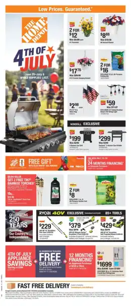 Home Depot 4th of July