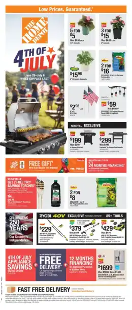 Home Depot 4th of July