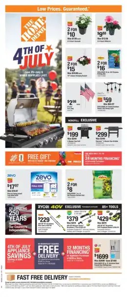 Home Depot 4th of July