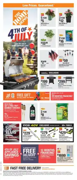 Home Depot 4th of July