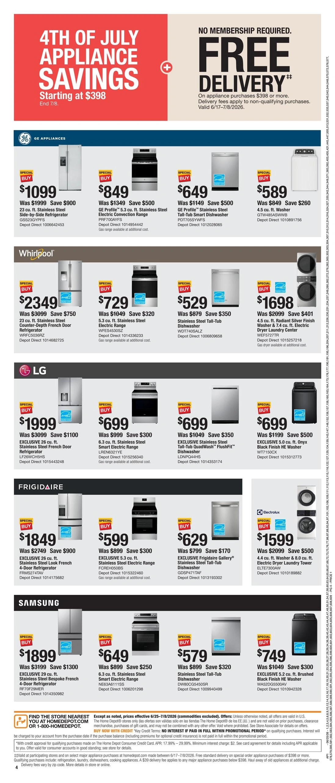 Home Depot flyer page 4