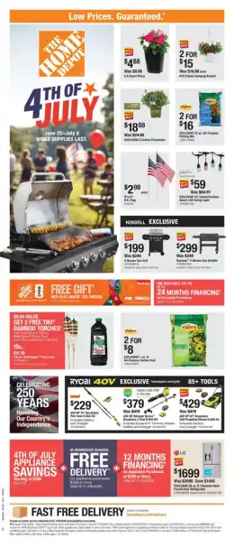 Home Depot 4th of July