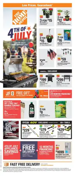 Home Depot 4th of July