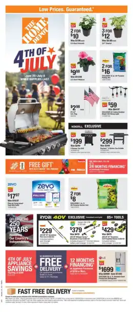 Home Depot 4th of July