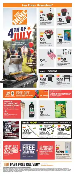 Home Depot 4th of July