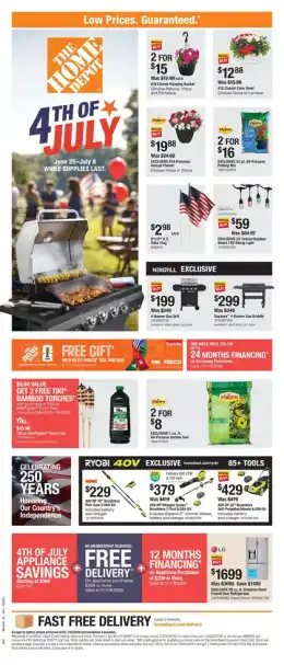 Home Depot 4th of July