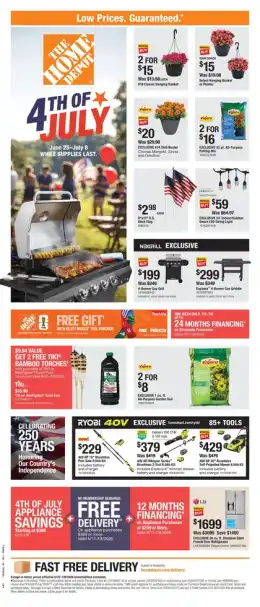 Home Depot 4th of July