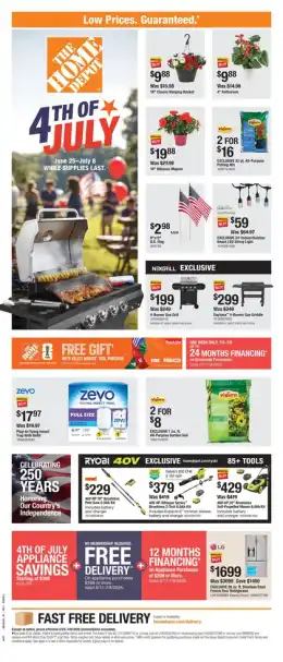 Home Depot 4th of July