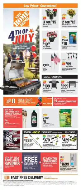 Home Depot 4th of July