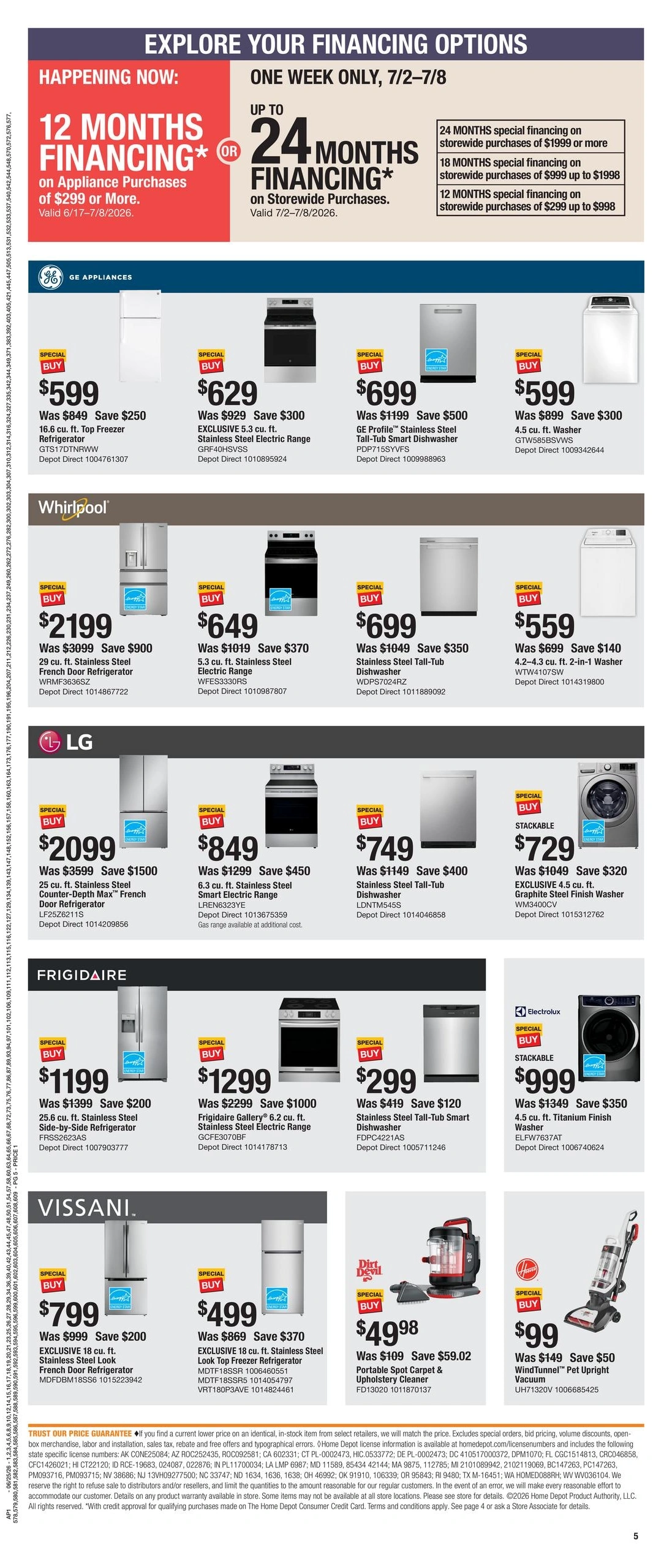 Home Depot flyer page 5