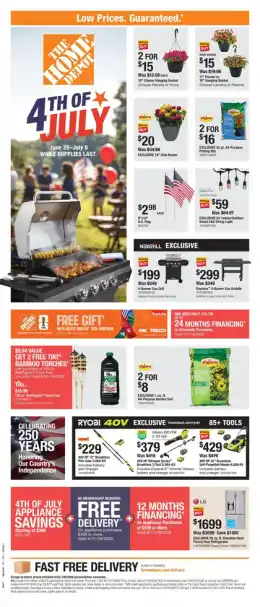 Home Depot 4th of July