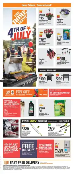 Home Depot 4th of July