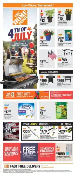 Home Depot 4th of July
