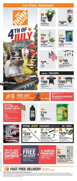 Home Depot 4th of July