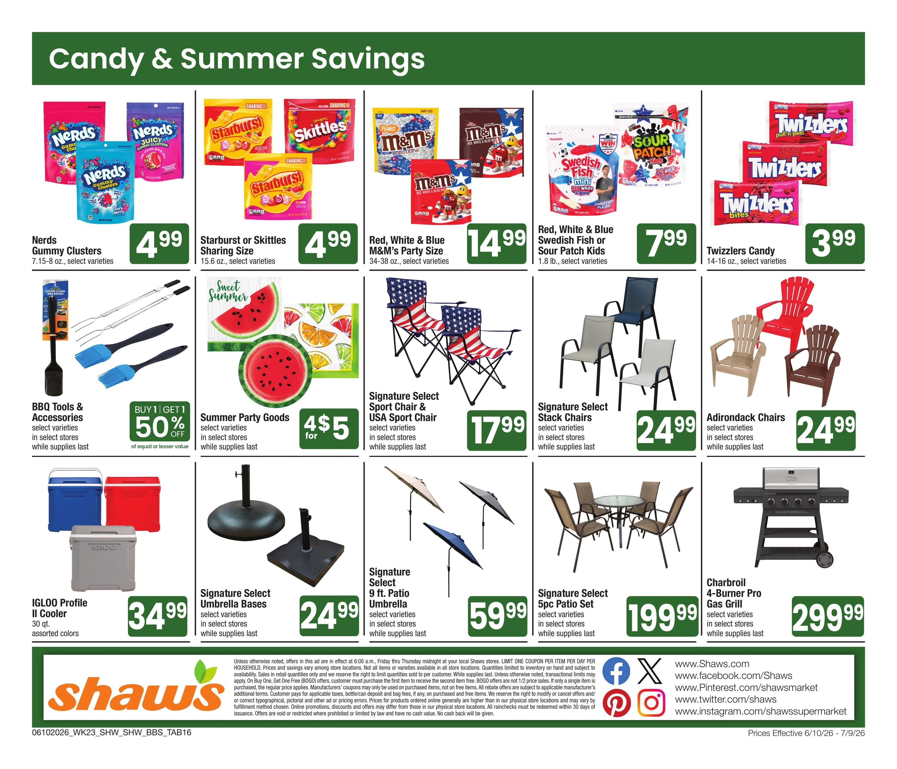 Star Market	 flyer page 16