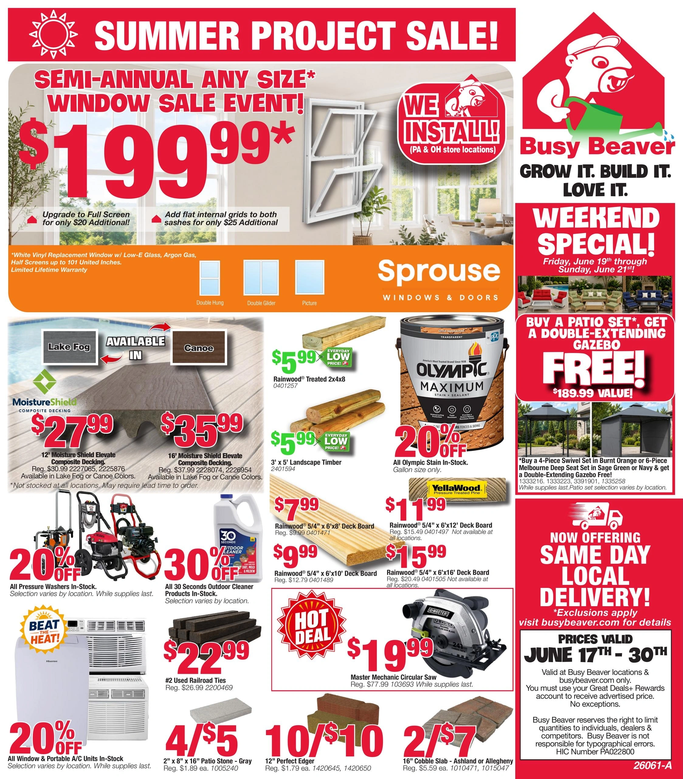 Busy Beaver flyer page 1
