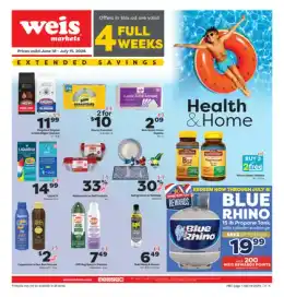 Weis Markets Monthly Home