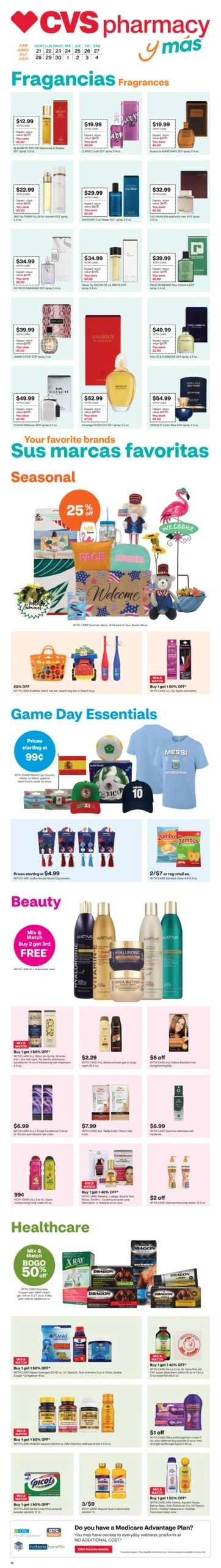 CVS Pharmacy flyer page 1