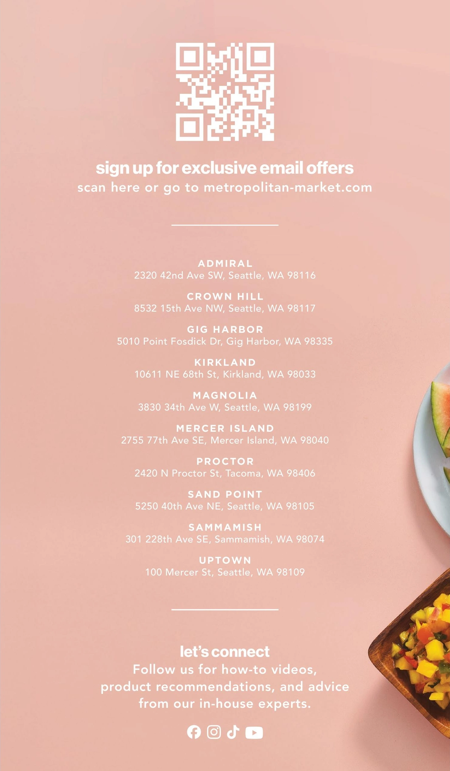 Metropolitan Market	 flyer page 32