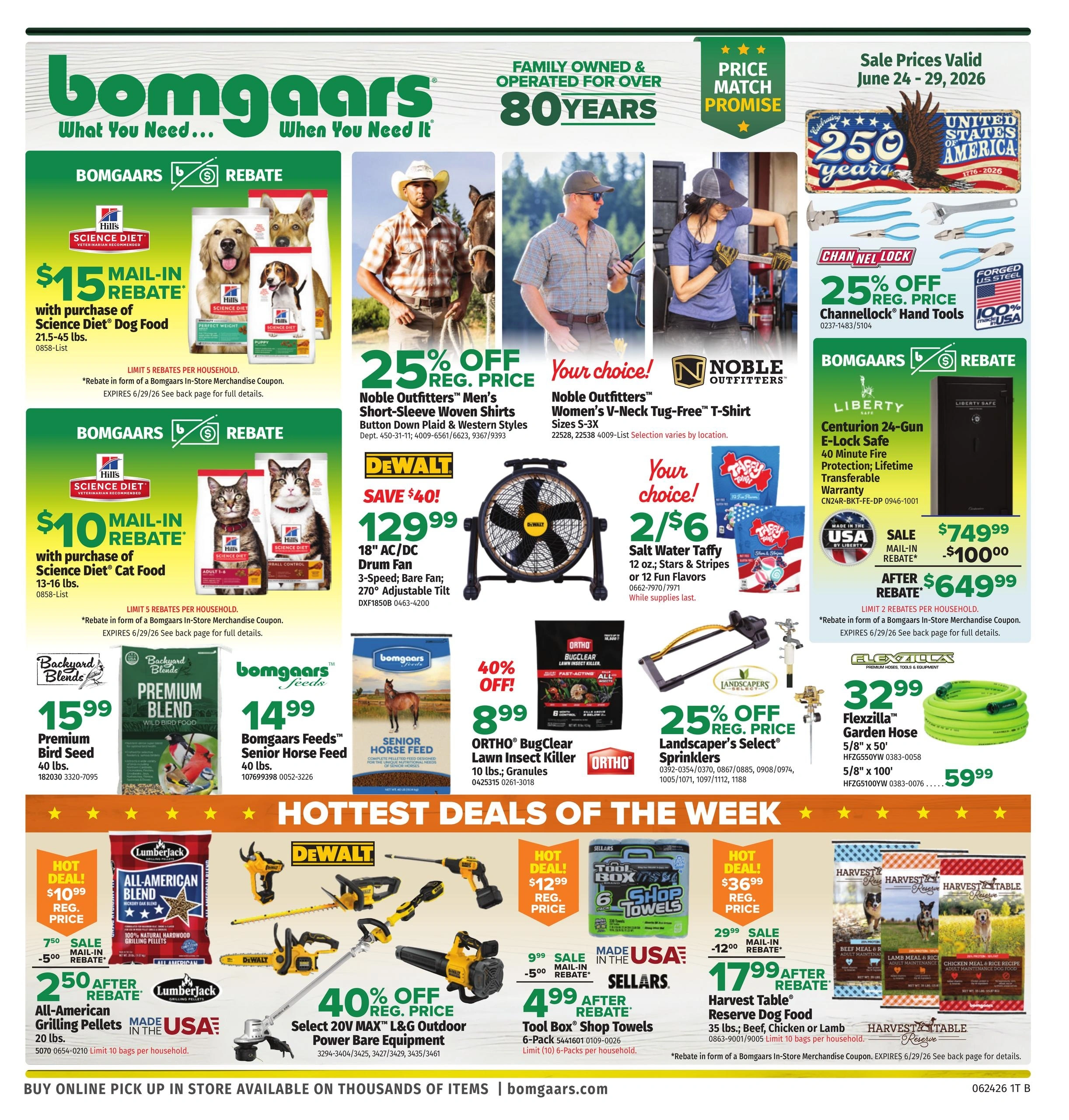 Bomgaars flyer page 1