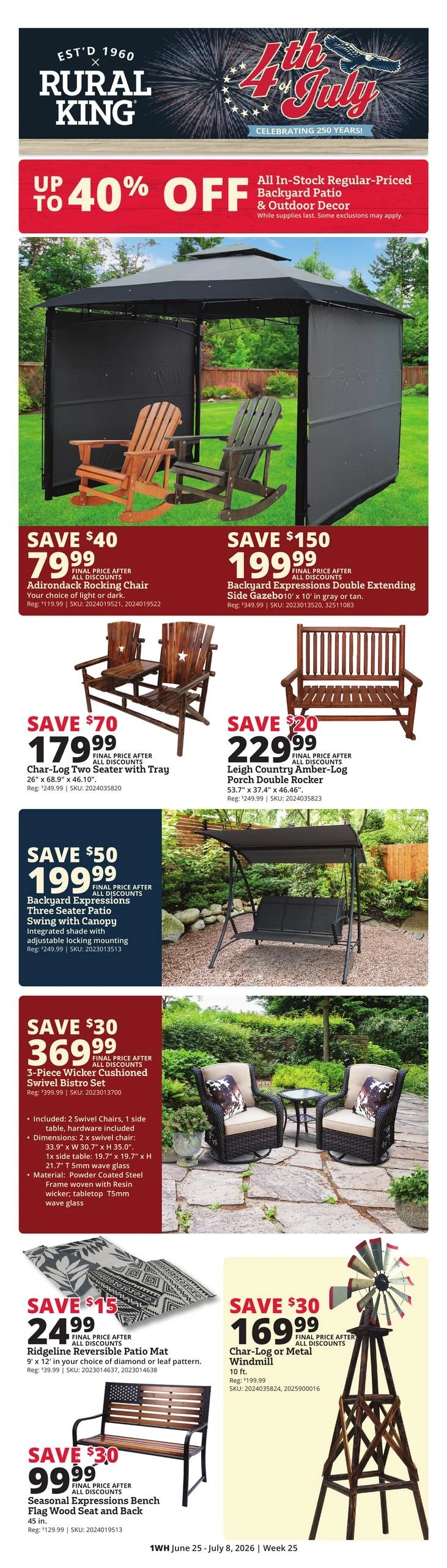Rural King flyer page 1