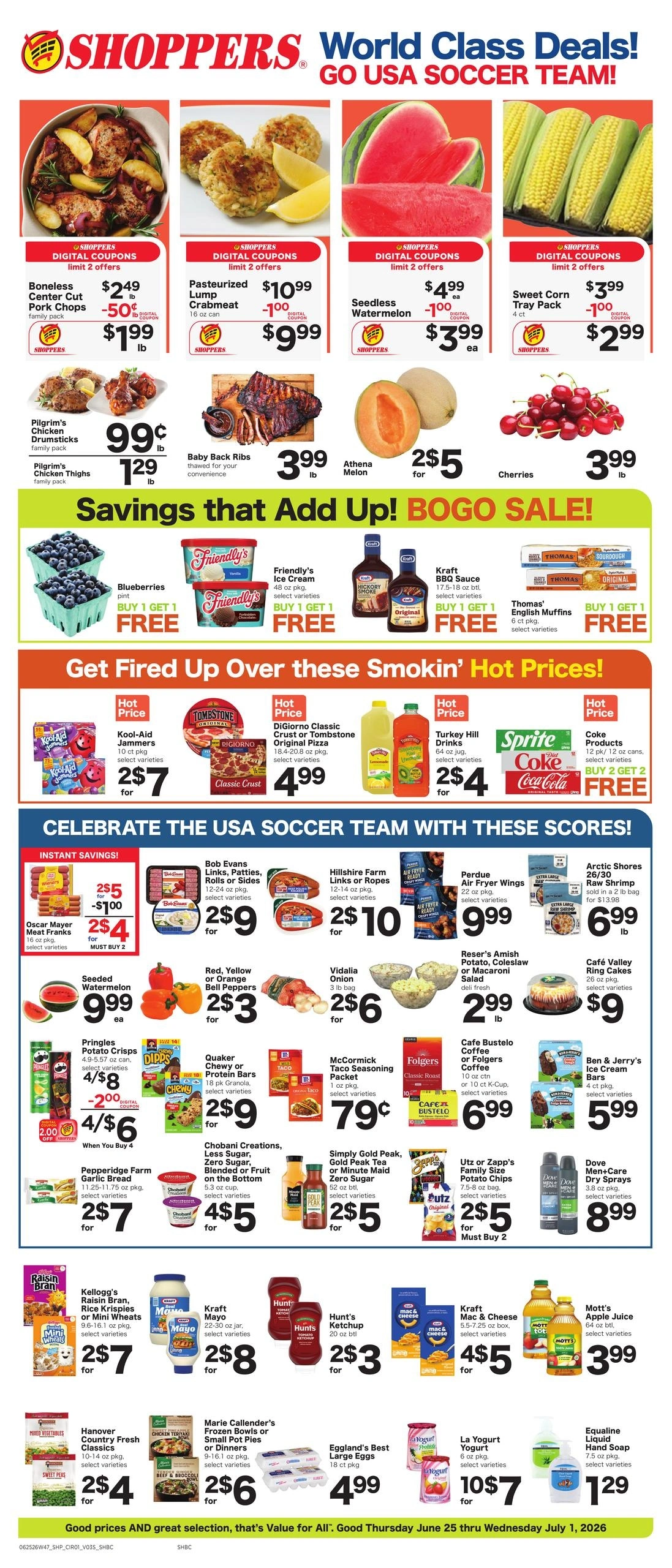 Shoppers flyer page 1