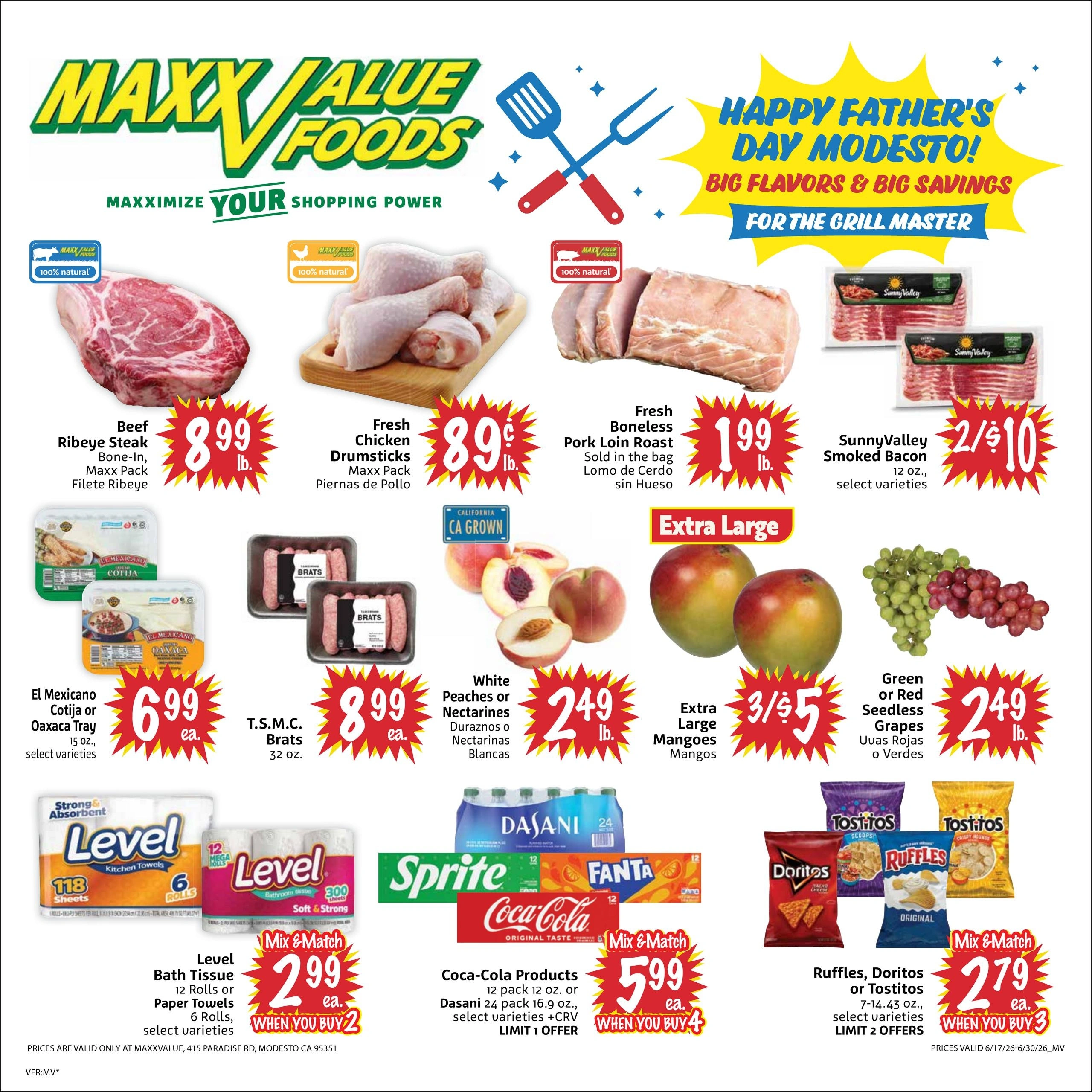 FoodMaxx flyer page 1