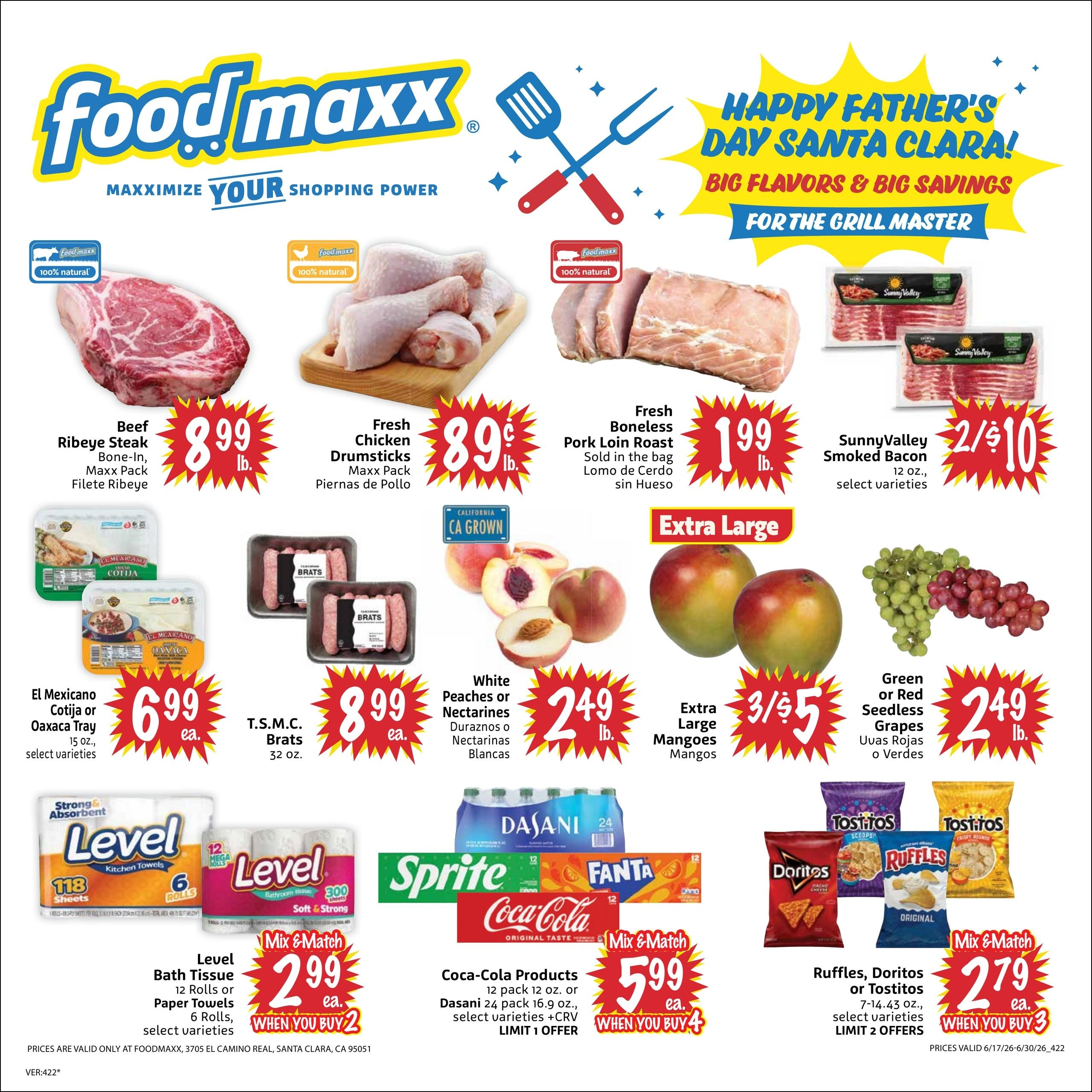 FoodMaxx flyer page 1
