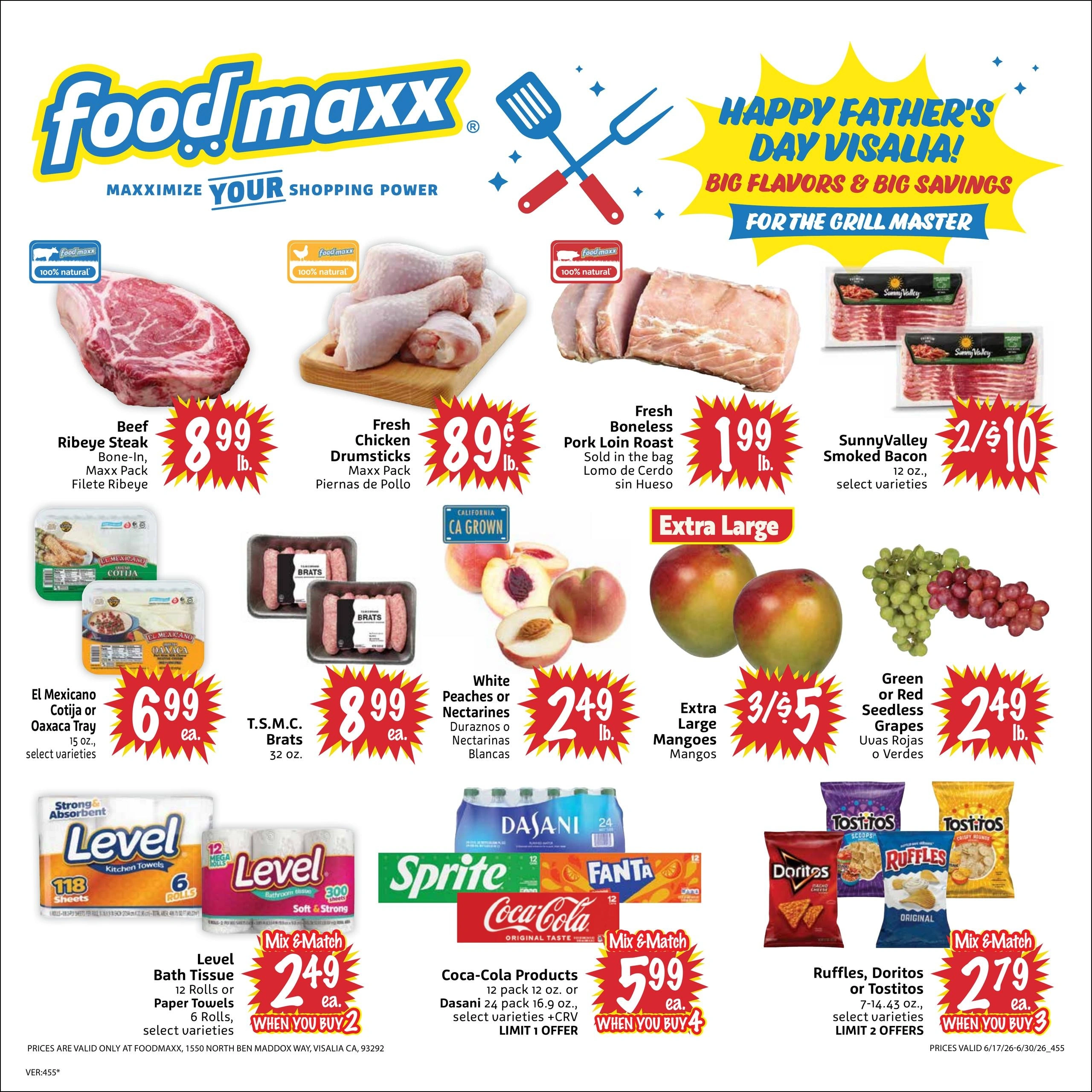 FoodMaxx flyer page 1