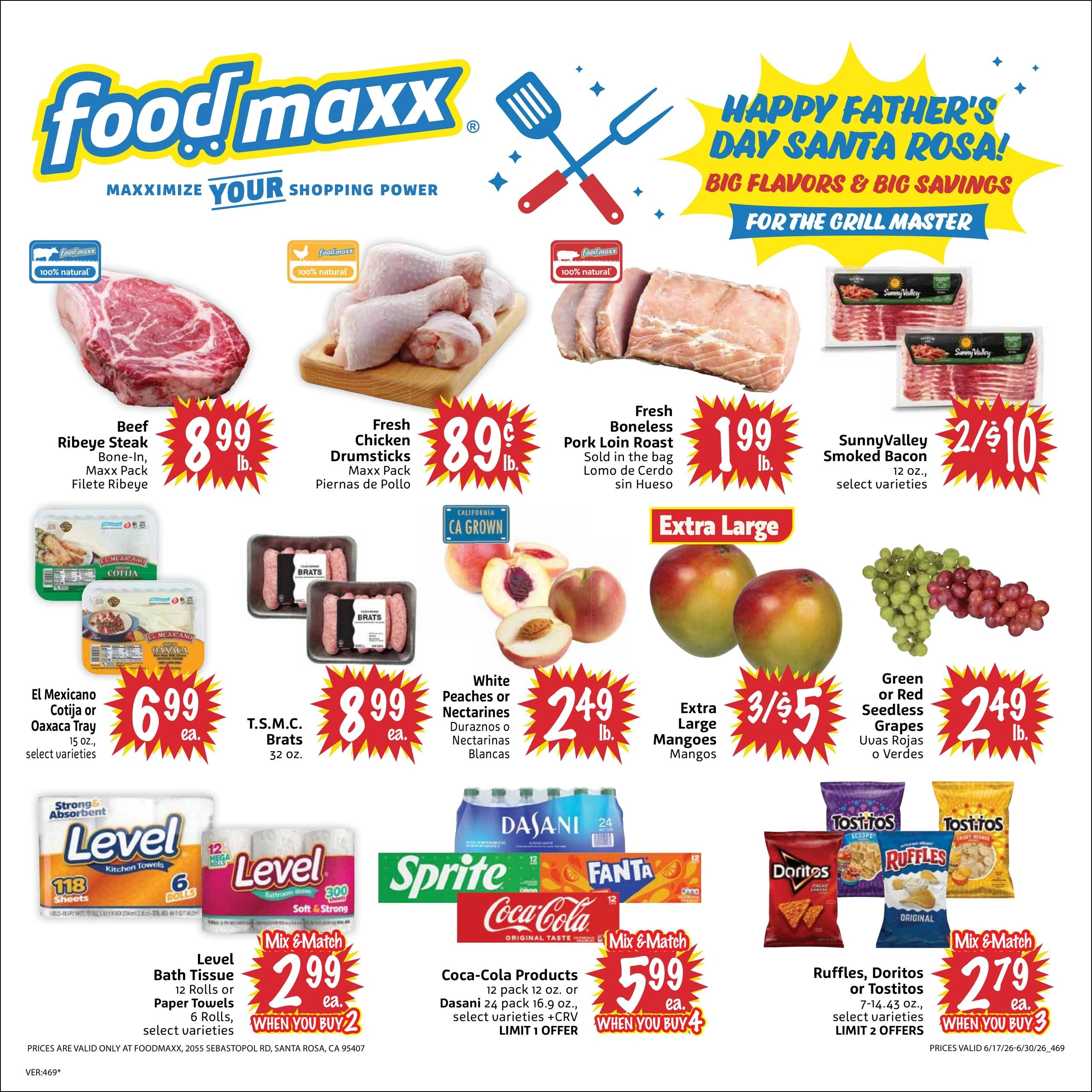 FoodMaxx flyer page 1