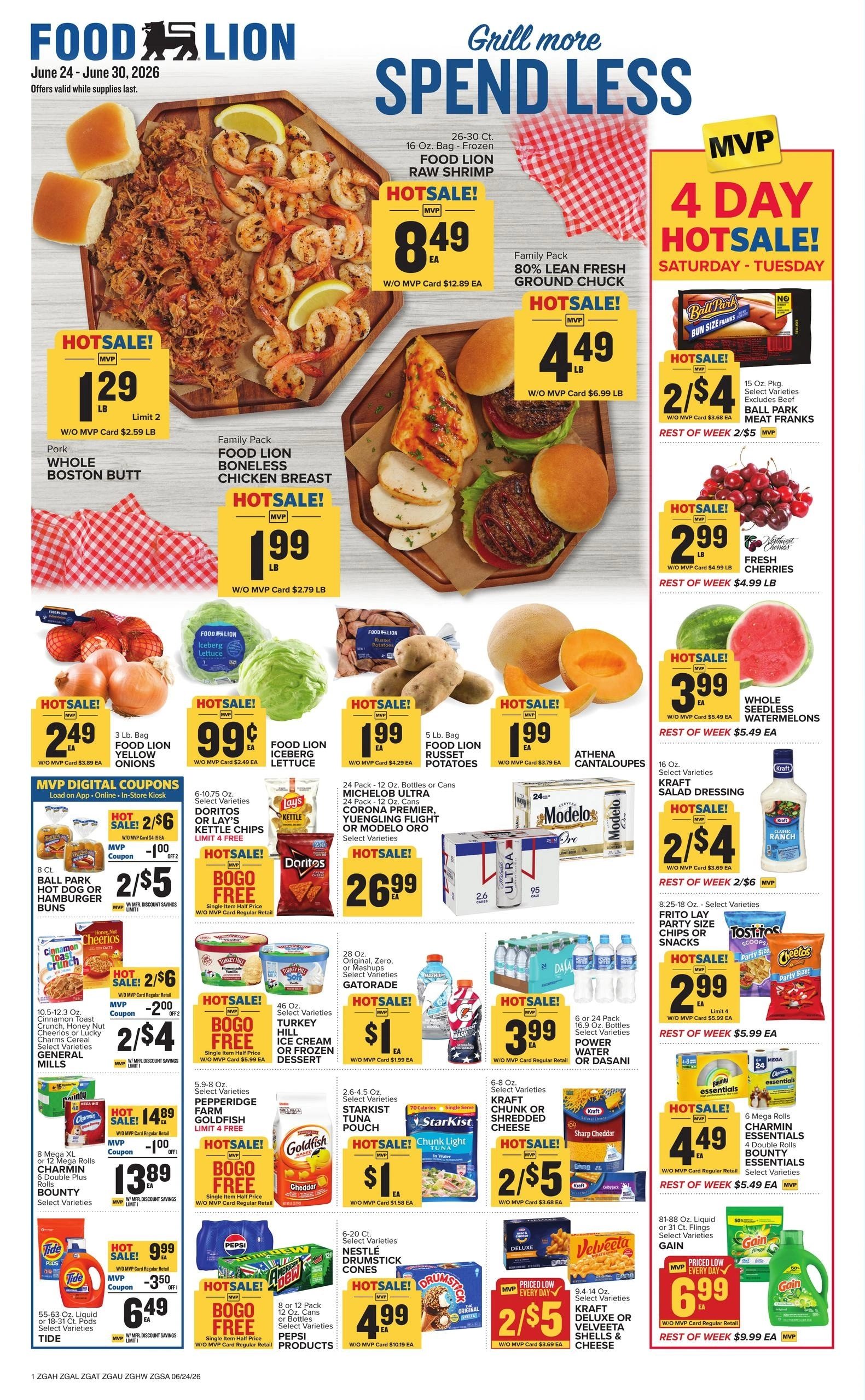 Food Lion flyer page 1